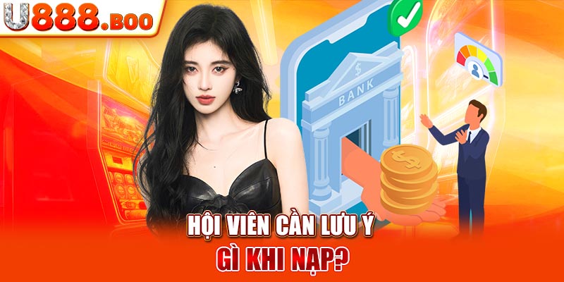 Hội viên cần lưu ý gì khi nạp?