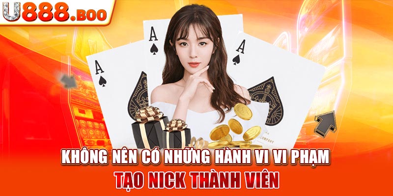 Không nên có những hành vi vi phạm điều khoản điều kiện